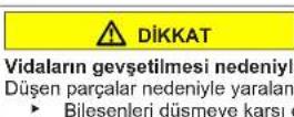 Profilo BD3056IFAN - Kapının üst menteşesinin değiştirilmesi (göstergeli kapı) - 8