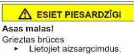 Profilo BD3056IFAN - Durvju augšējās viras nomaiņa (durvis ar displeju) - 4