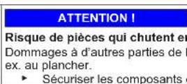 Profilo BD3056IFAN - Remplacer la charnière supérieure de la porte - 10