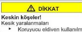 NEFF KI2423FE0 - Yassı menteşenin değiştirilmesi - 4