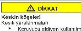NEFF KI2226DD0 - Yassı menteşenin değiştirilmesi - 4