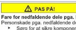 BOSCH KGV33VWEP - Udskiftning af midterste dørhængsel - 8
