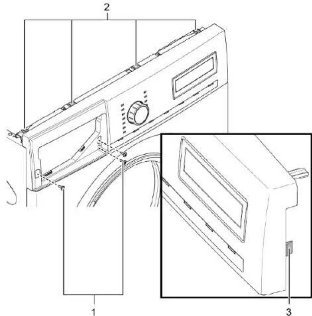 BOSCH WAXH2E91NL - Αφαίρεση μετώπης - 1