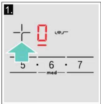 BOSCH PVQ895F25E - Vælge kogezone og kogetrin - 1