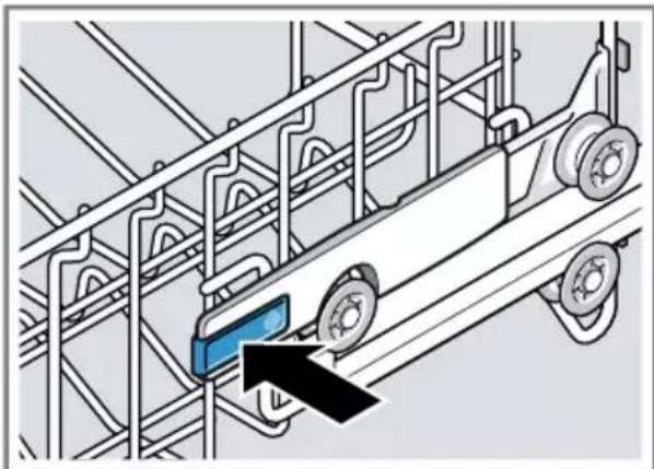 BOSCH SMV6ZCX42E - Indstilling af overkurven med sidearme - 1