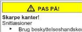 BOSCH KGB86AIFP - Udskiftning af øverste dørhængsel - 4