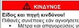 BOSCH WAX32KH2BY - Δομή των προειδοποιήσεων - 2