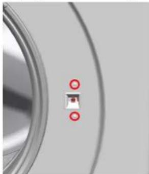 BOSCH WAX32EH0BY - Demontarea dispozitivului de blocare a uşii - 1