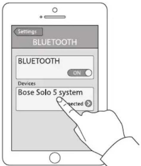 BOSE Universal Remote - Abstimmen mit einem Bluetooth®-Gerät - 1