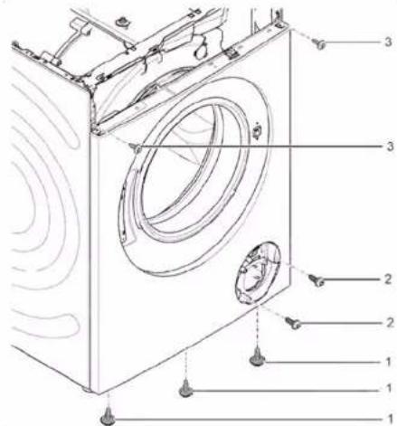 BOSCH WAX32M00 - Ukse tihendi eemaldamine - 2