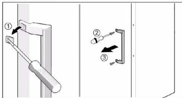 BOSCH KGV392LEA - Durelių rankenos keitimas - 1