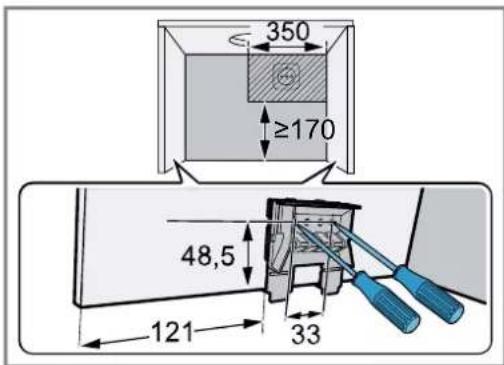 BOSCH DFS067K51 - Forberedelse af indbygningsskab - 2