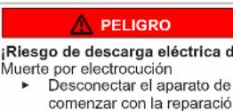 BOSCH GSN36VBFP - Sustituir la bisagra superior de la puerta (puerta con display) - 15