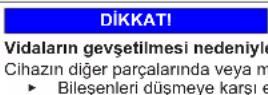 BOSCH GSN36VBFP - Kapının üst menteşesinin değiştirilmesi (göstergeli kapı) - 10
