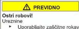 BOSCH GSN36VBFP - Zamenjava zgornjega tečaja vrat - 4