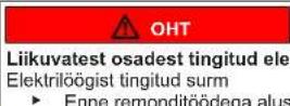 BOSCH KGN36ELEA - Ülemise uksehinge vahetamine (uks koos kuvaga) - 14