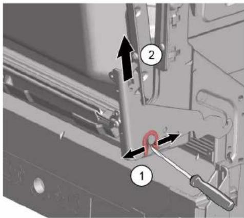 BOSCH SPU6ZMS35E - Fjernelse af hængsler - 1