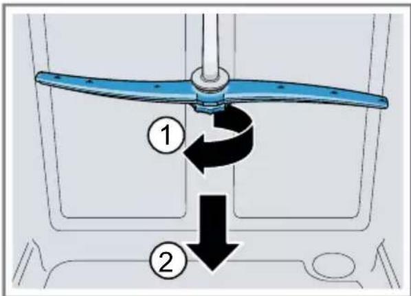 BOSCH SMV4HAX48E - Rengøring af spulearme - 1