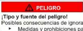 BOSCH WAU28P40 - Estructura de las advertencias - 2