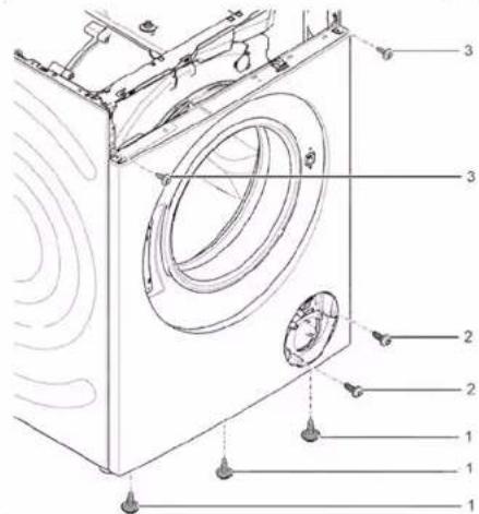 BOSCH WAX32M92 - Αφαίρεση στεγανοποιητικού πόρτας - 3