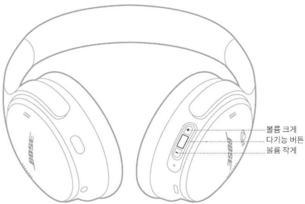 BOSE QuietComfort - 미디어 재생 및 볼륨 - 1