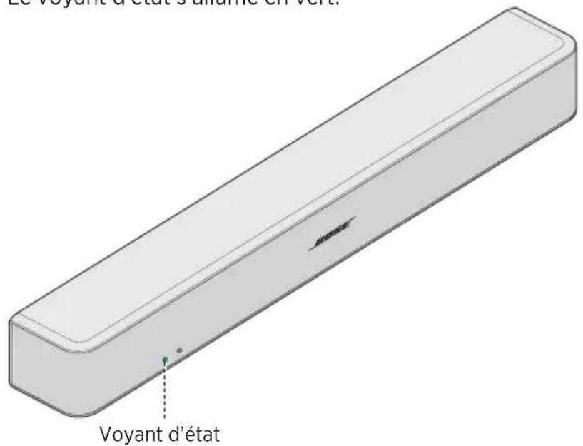 Le Voyant d'état d'unime en vert Voyant d'état