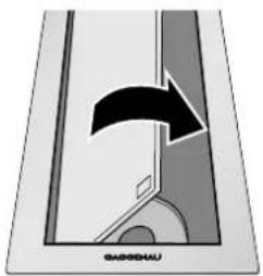 GAGGENAU VL414111 - Tuuletinläpän sulkeminen - 1