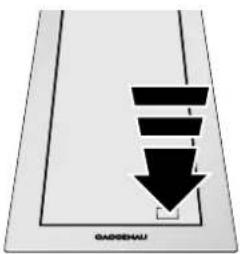 GAGGENAU AA490111 - Åbne ventilationsklap - 1