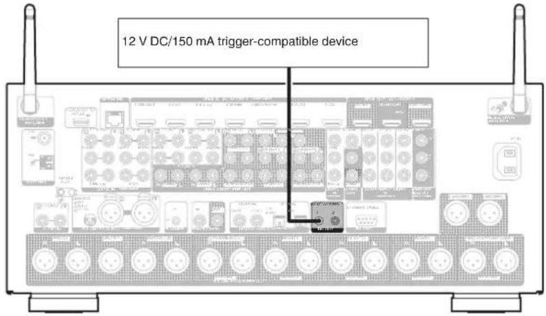 12 V DC/150 mA trigger-compatible device