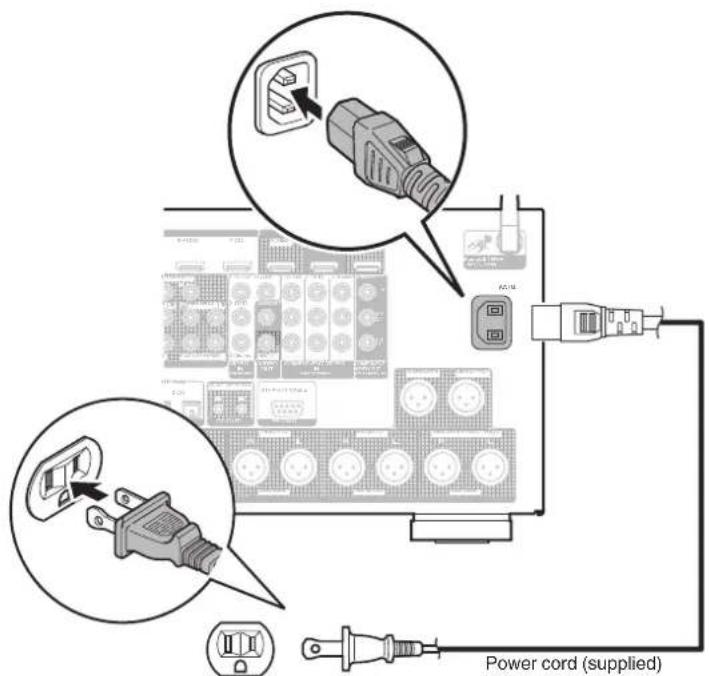 Power cord (supplied)
