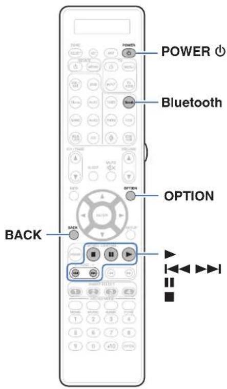 POWER Bluetooth OPTION BACK