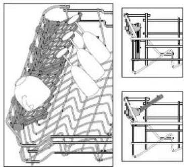 BAUKNECHT BSIO 3O35 PFE X CH - FOLDABLE FLAPS WITH ADJUSTABLE POSITION - 1