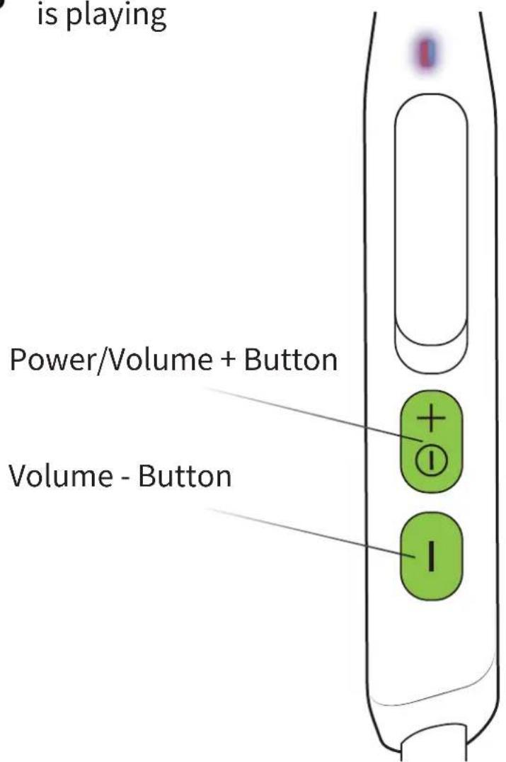 is playing Power/Volume + Button Volume - Button