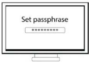Set passphrase *************************