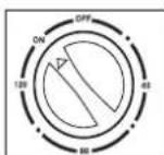 SILVERCREST STV 45 C2 - Start and switch off the appliance - 1