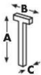 POWERFIX Z16531 - - Klammer / spik - 3