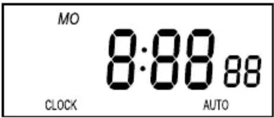 MO 8:88:88 CLOCK AUTO