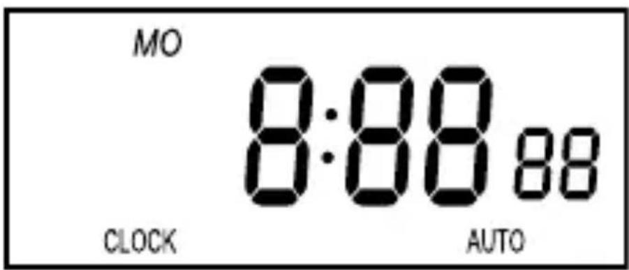 MO 8:88:88 CLOCK AUTO