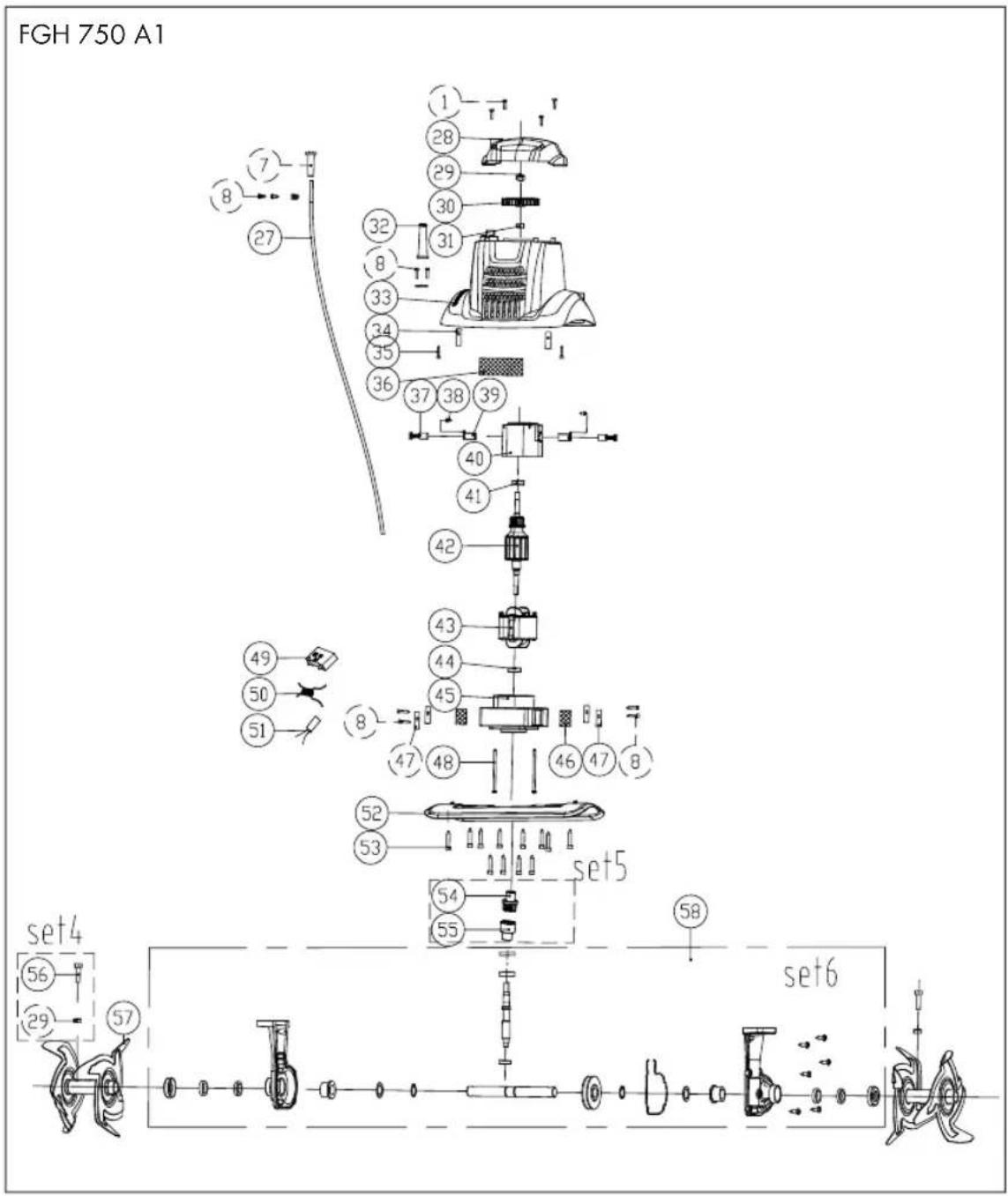 FGH 750 A1 1 28 29 30 32 31 8 33 34 35 36 37 38 39 40 41 42 43 44 45 47 48 46 47 8 52 53 set5 54 55 58 set4 56 29 57 set6