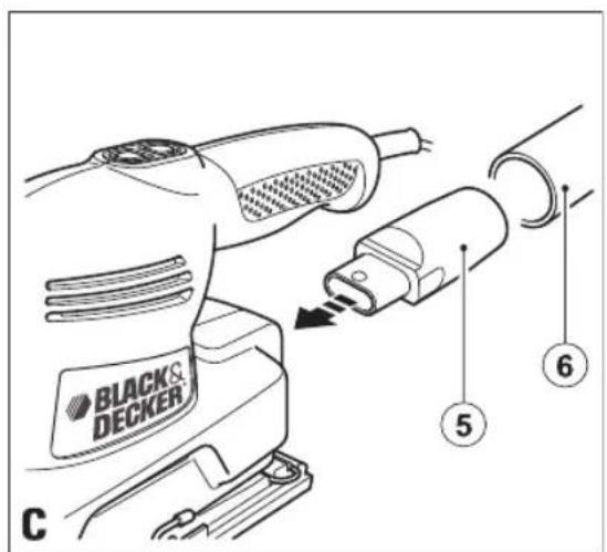 BLACK & DECKER C ⑤ ⑥