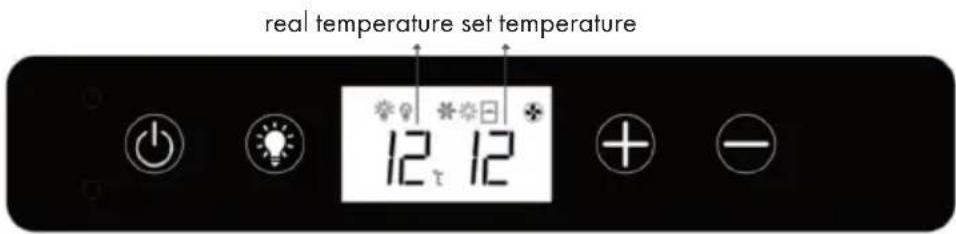 real temperature set temperature 12 12