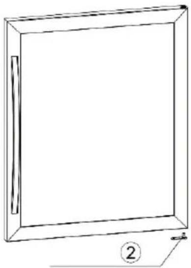 Klarstein Vinovilla Duo 42 - REVERSING THE DOOR - 2