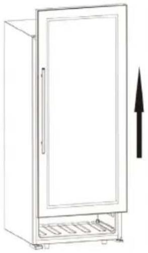 Klarstein Vinamour 45D - DOOR REVERSE - 2
