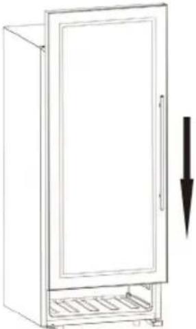 Klarstein Vinamour 45D - DOOR REVERSE - 4