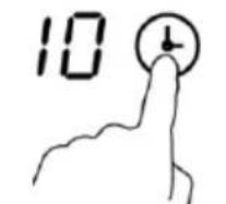 Klarstein 10034194 - Impostare il timer senza selezionare una zona di cottura (sveglia breve) - 6