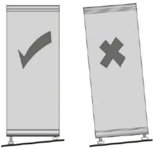 Klarstein KS50-A - Nivellierung des Kühlschranks - 1