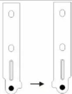 Klarstein KS50-A - GIRAR LA BISAGRA DE LA PUERTA - 4