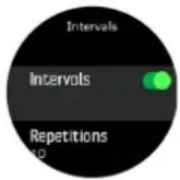 SUUNTO 3 - Interval training - 1