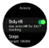 SUUNTO 3 - Activity goals - 1