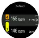 SUUNTO 3 - Set default HR zones - 1